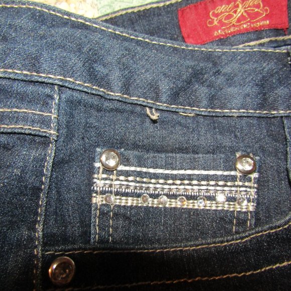 Denim Pencil Skirt with Bling! - Picture 4 of 8